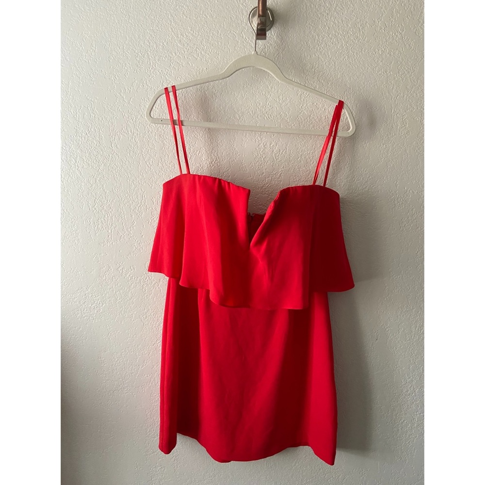 BCBG Red Strapless Mini Dress - 12
